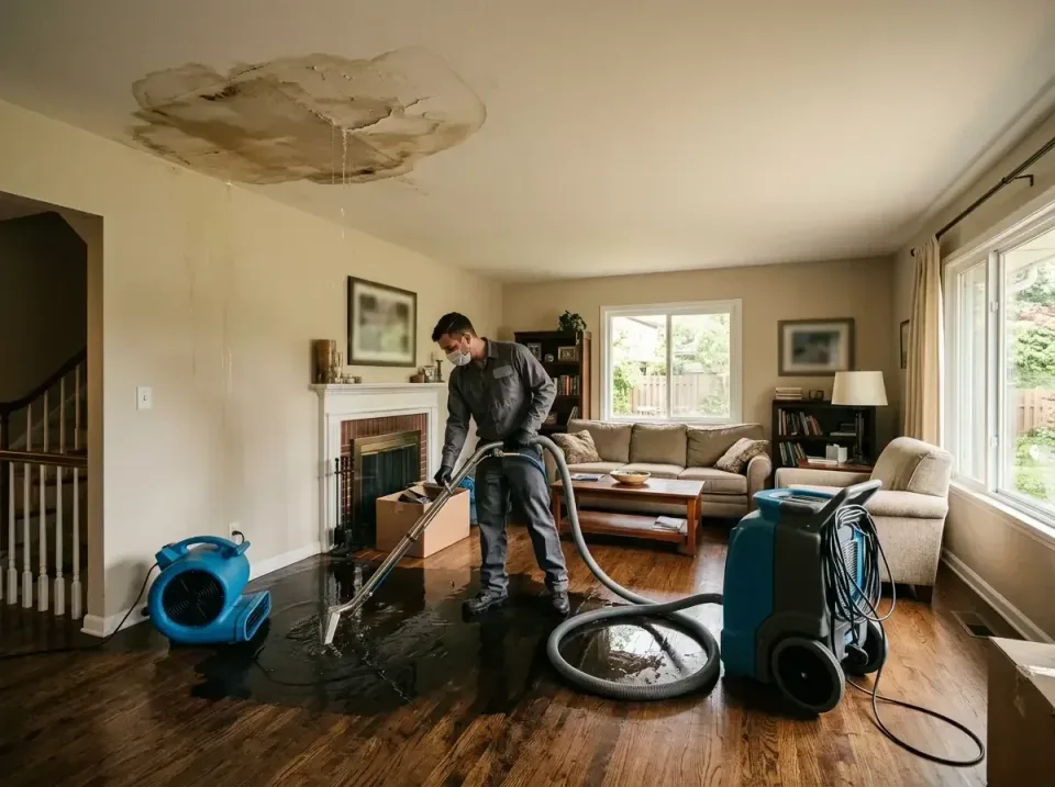 attic-pipe-burst-ceiling-drip-008 — frequently asked questions, Water Damage Restoration & Carpet Care in Beaumont, CA